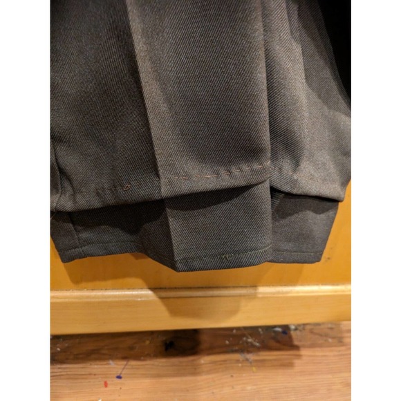 Vintage Wrangler Pants Mens 31x31 Brown Stretch Polyester Twill Straight Leg - Picture 7 of 7